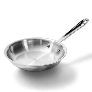 NEW All-Clad D3 Stainless 3-ply Bonded Cookware Fry Pan 8-in Omelet Made in USA